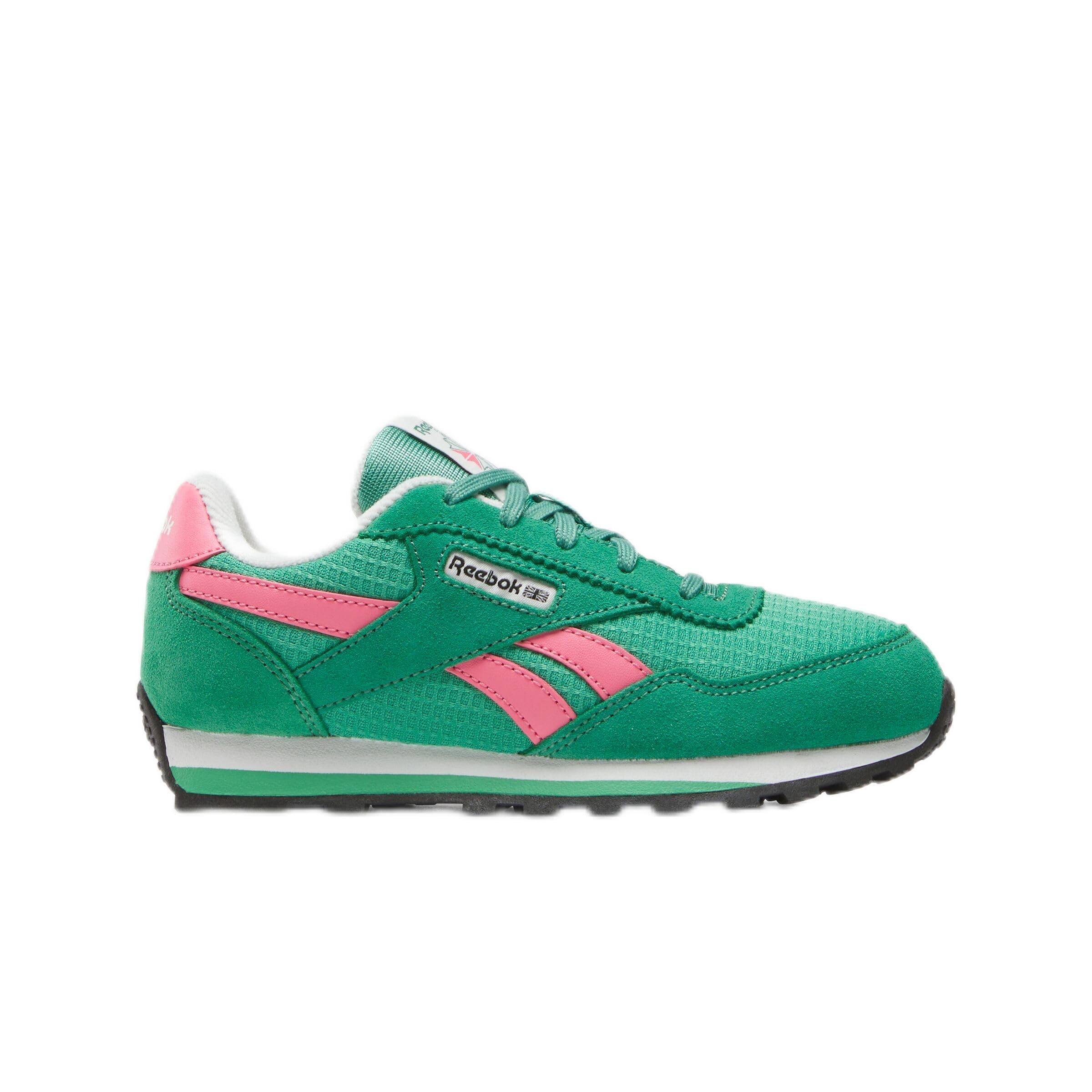 Reebok Classic AZ Trainers, Upgrade Green/Upgrade Green/Passion Pink, 31.5 EU, Upgrade Green Upgrade Green Passion Pink, 13 UK Child