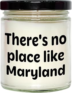 Maryland Loves Vanilla, 9oz Soy Candle Gift, Christmas Unique, There's No Place Like Maryland, Maryland Gifts