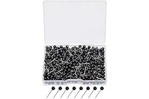 Small Black Map Pins for Precision and Organization