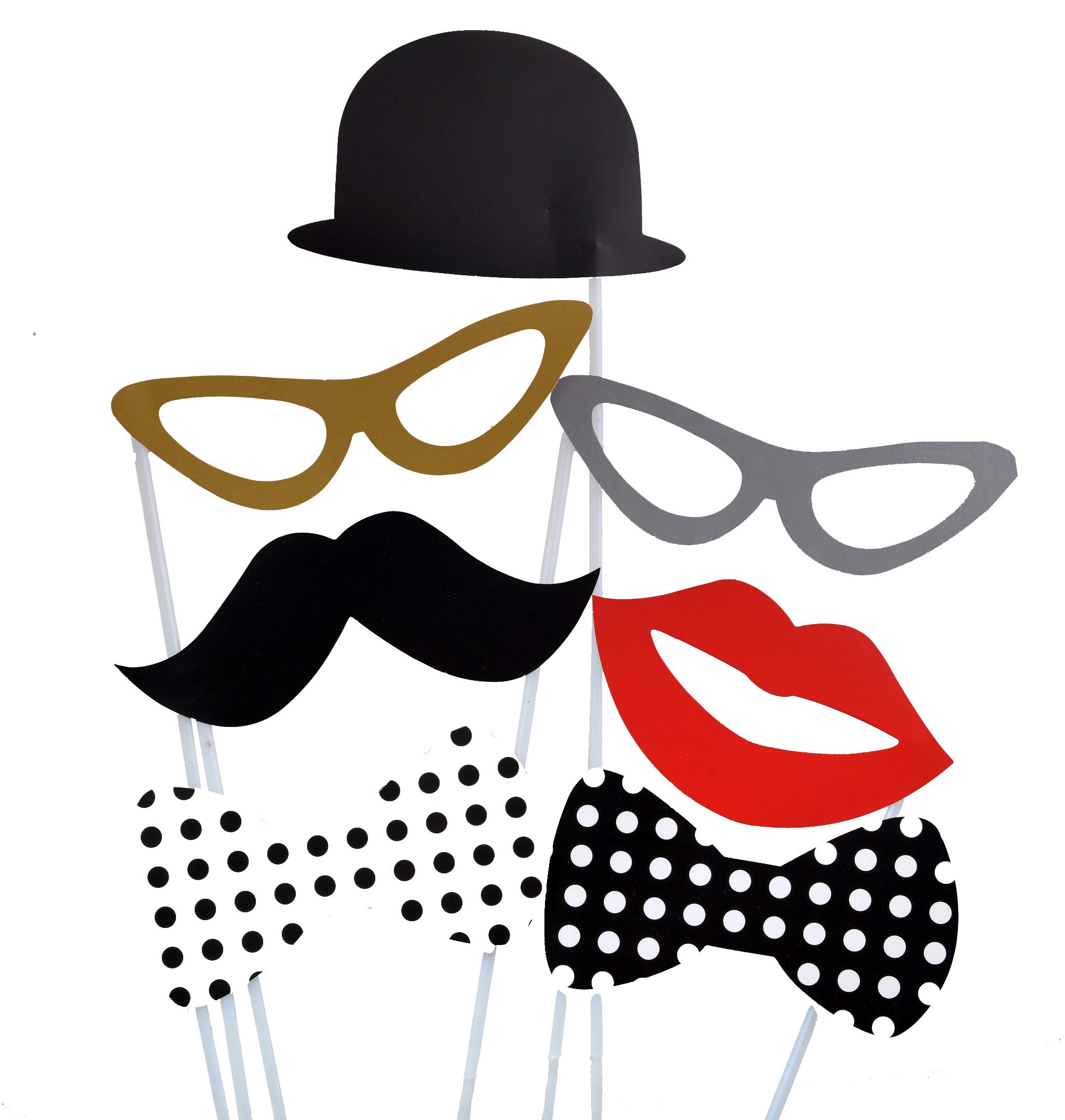 GoodmarkPhotobooth Kit 20 Pieces – Colourful – One Size