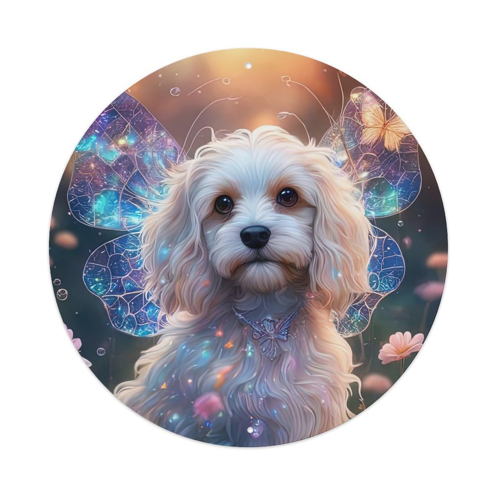 Animal Artwork Cockapoo Dog Metal Tin Sign