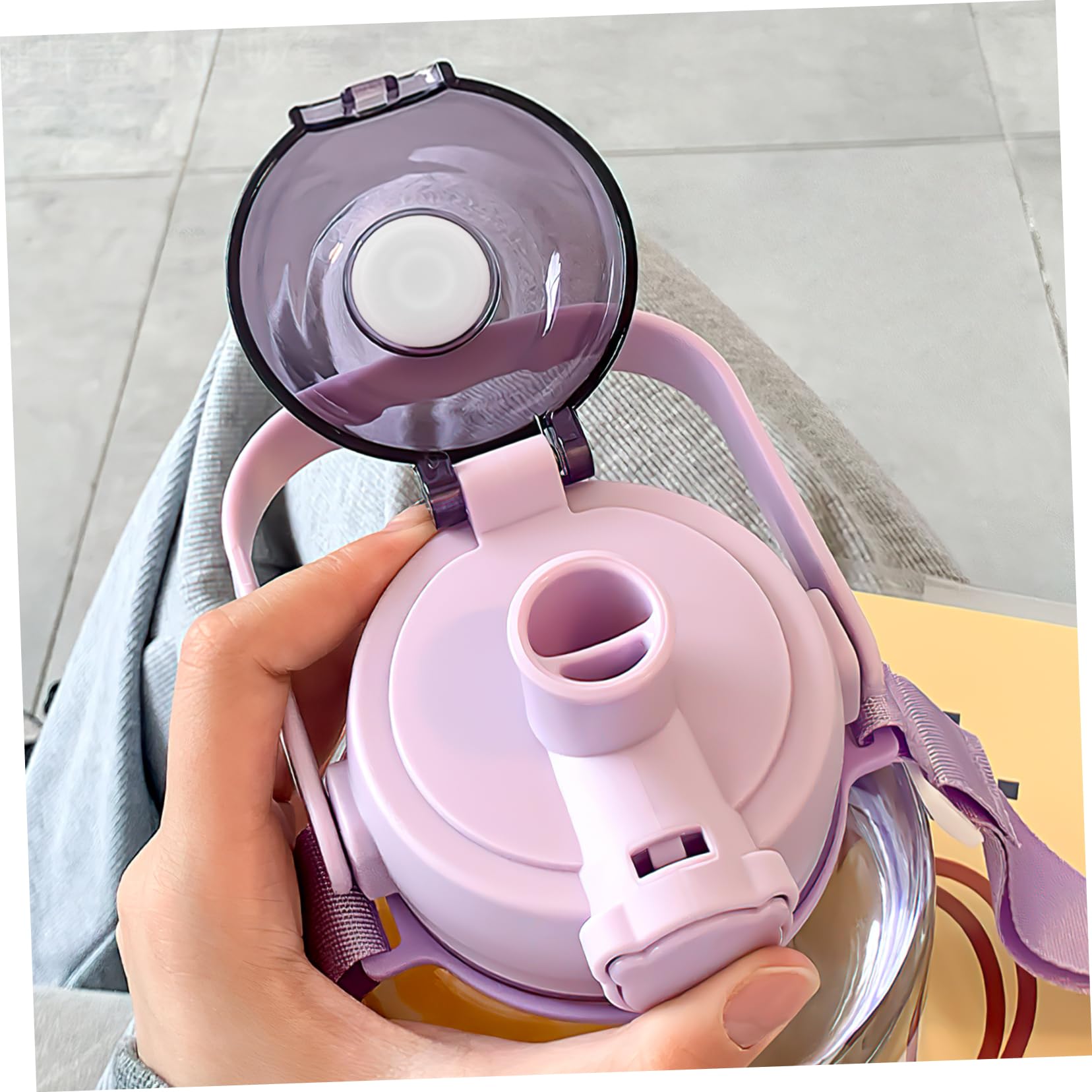 5Pezzi Tappi Silicone Antiveloce Per Bottiglie Per Borracce Termiche e Accessori Impermeabili e Perdite Per Sport e Viaggio