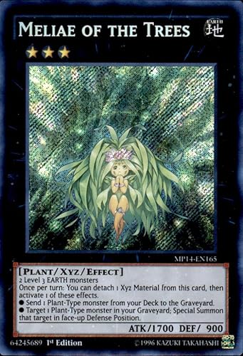YU-GI-OH! - Meliae of The Trees (MP14-EN165) - Mega Pack 2014 - 1ª Edición - Secret Rare