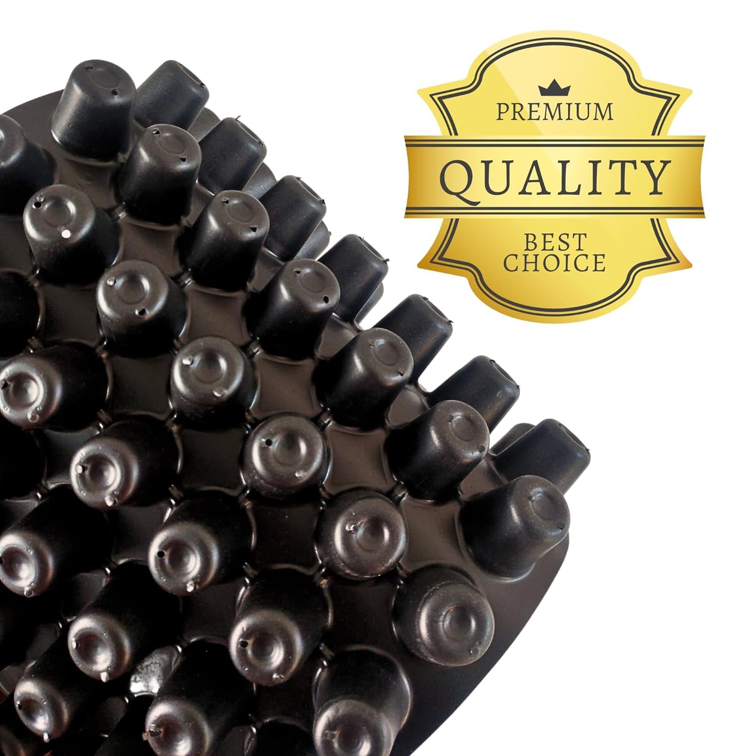 MAHIRA Germination Seedling Tray - Pack of 5 (Black, 70 Holes) Seedling Trays for Plants, Germination, Nursery Trays for Seedling, Reusable Hydroponic Trays, Seed Tray, 70 Cavities Seeding 1
