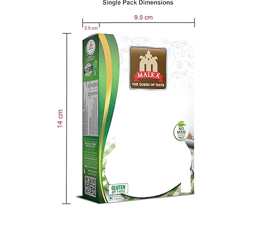 Miniatura 8 de Mezcla de recetas y condimentos Malka Sindhi Biryani sin gluten, sin OMG, 2.1 onzas (60) – Especias en polvo para carnes sabrosas y picantes Pilaf