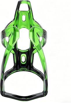 Bike Water Bottle Holder, Lightweight Bicycle Bike Water Bottle Cage Holder with Screws and Tool, Bike Cup Holder Rack for Road Bikes MTB Green