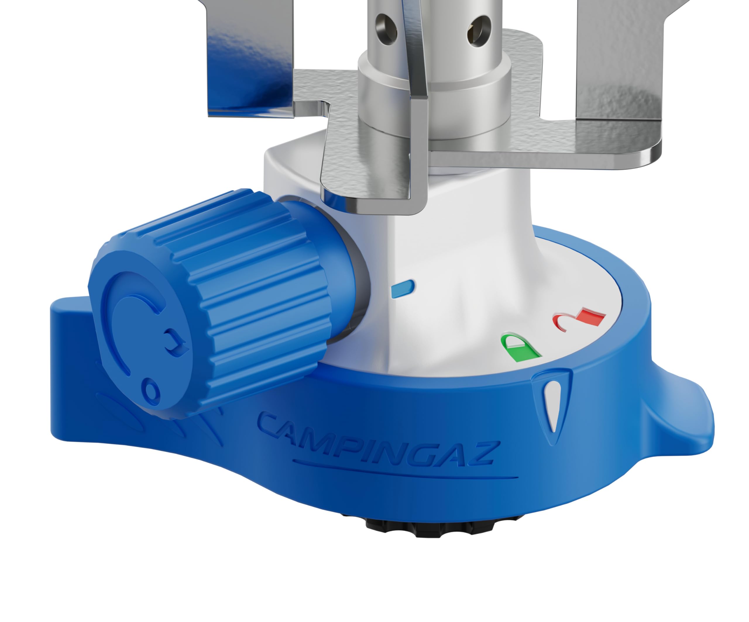 Campingaz Bleuet Connect Réchaud de camping | Avec connexion Easy Clic et fonction double verrouillage | Réchaud à gaz léger 1 brûleur | Brûleur simple | Haute puissance 1250 W | Pour camping
