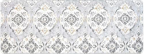 Jabogrii Juego de 2 alfombrillas de cocina antifatiga para piso juego de 2 alfombras de cocina acolchadas azules antideslizantes impermeables de PVC