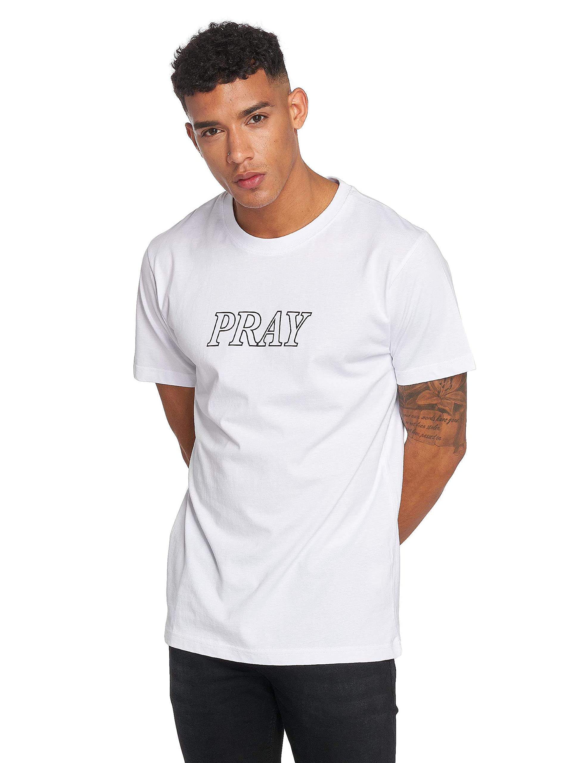 Mister Tee Men's Pray Hands Tee T-Shirt