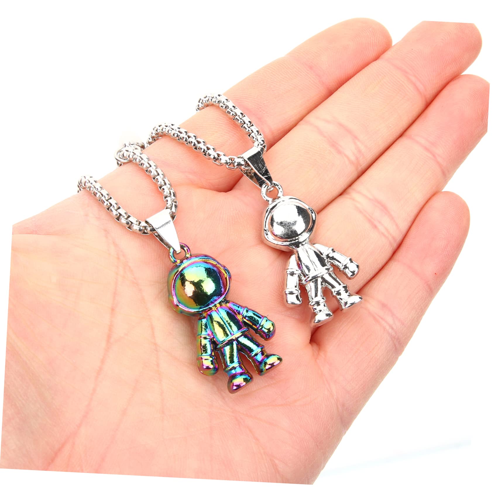 5pares Collares Magnéticos De Pareja Colgante De Astronauta Joyería Única Para San Valentín y Aniversarios Diseño Conectado Especial Para Enamorados