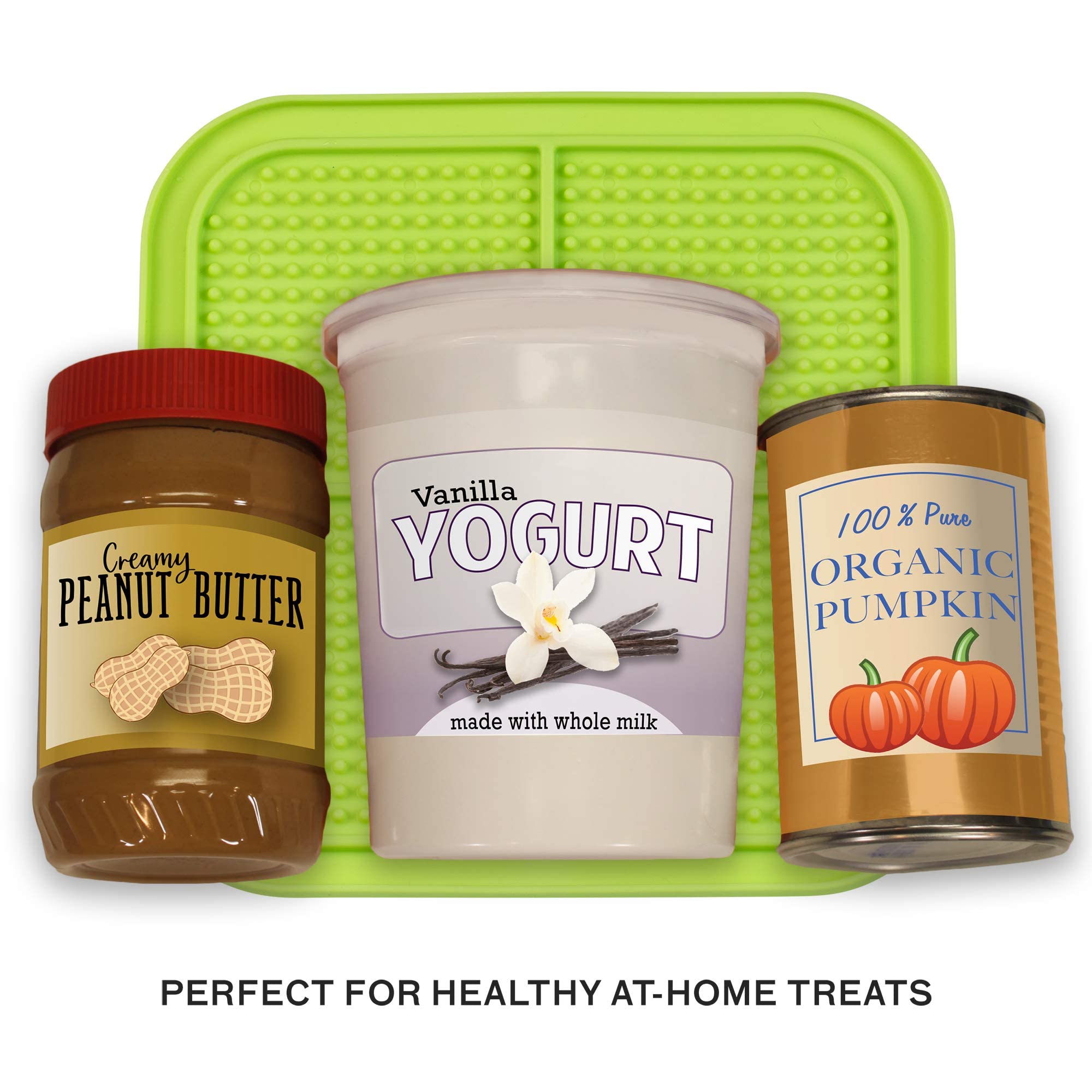 Hyper Pet IQ Treat lick mat for Dogs, Dog Slow Feeder & Cat lick mats