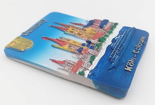 Miniatura 5 de 3D Colonia Alemania Imán del refrigerador del recuerdo, hogar y decoración de la cocina Colonia Alemania imán del refrigerador