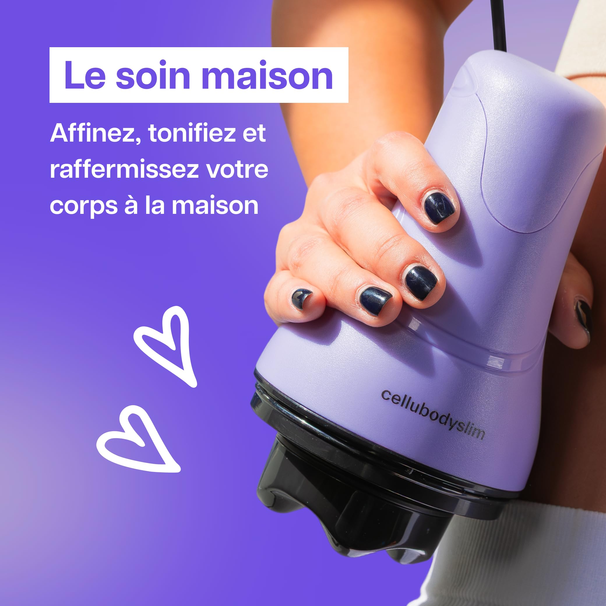 Appareil Minceur Électrique 1800 Rotations/min Anti Cellulite pour Abdomen, Fesses, Jambes
