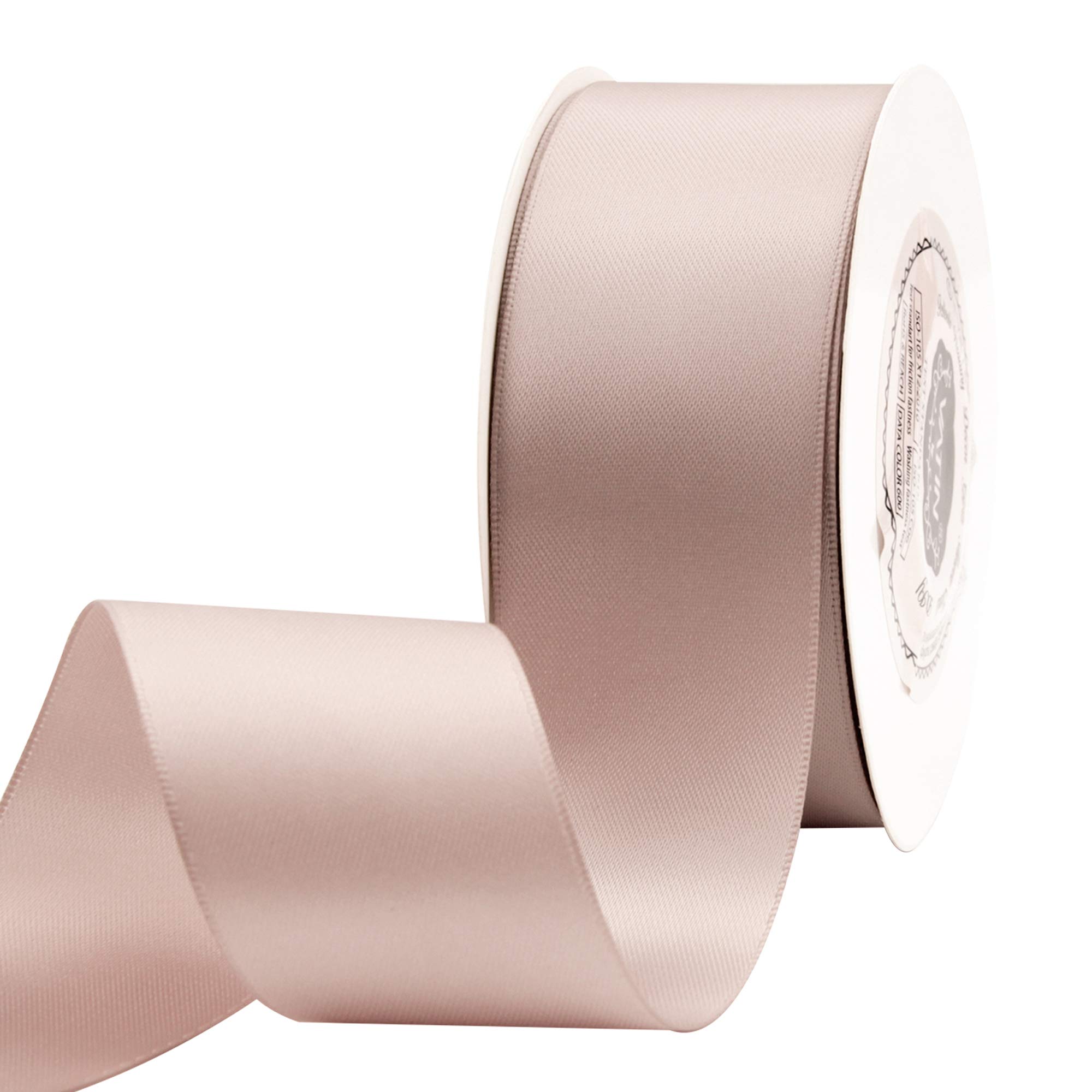 VATIN 100mm Wide Double Faced Polyester Deep Navy Blue Satin Ribbon- 4.5 Metre/Spool, Perfect for Chair Sash, Making Bow, Sewing and Wedding Bouquet — view 258