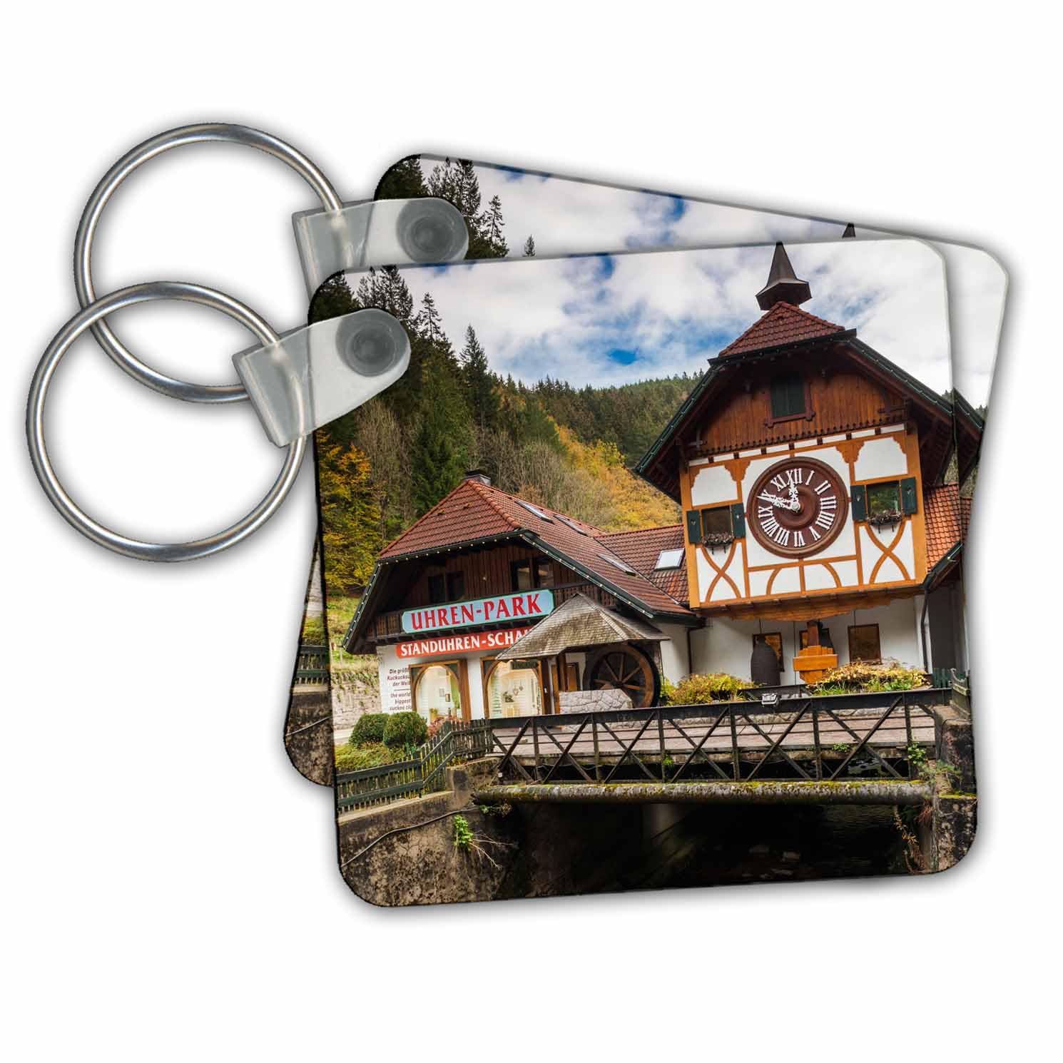 Key Chains Germany, Triberg, Eble Uhren Park, worlds largest cuckoo clock (kc-248757-1)