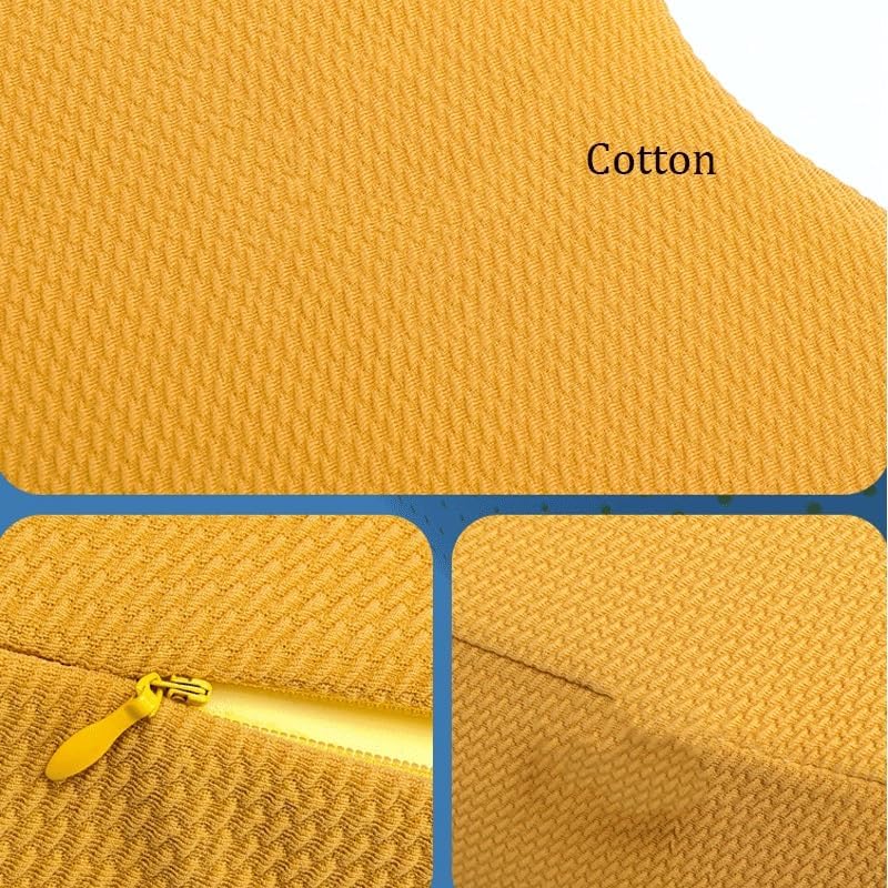 VIDI Cotton Cushion for Waist Protection Office Chair Backrest Lumbar Support(Gray)