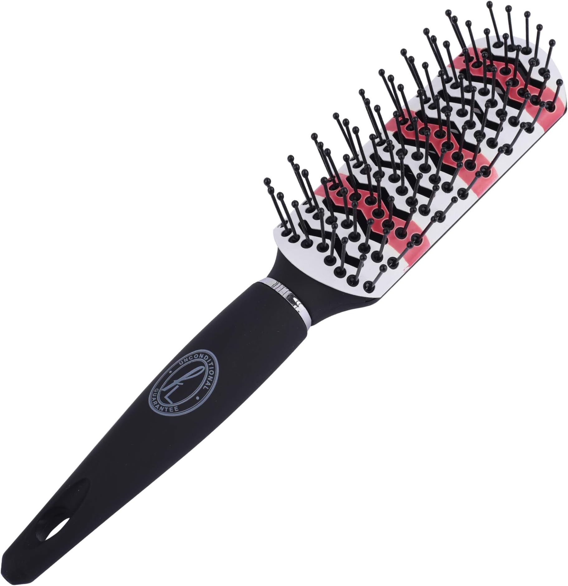 Ceramic Vent Hairbrush by Finelines - Eliminates Frizz and Flyaway Hairs - Protects Hair from Heat using our Thermochromic Technology