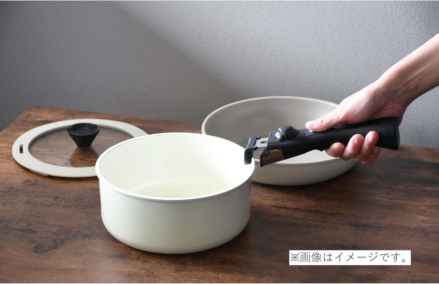 Pearl Metal Tortino HC-686 Pot, Multi Pot, 6.3 inches (16 cm), Induction Compatible, Ceramic Coating Coating