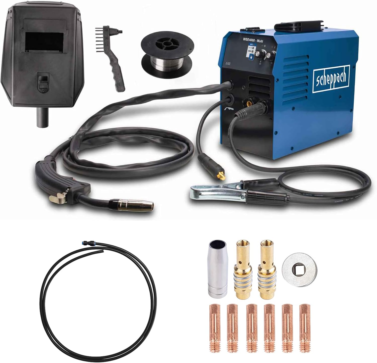 Produktbild von VECTOR WELDING MIG/MAG Schweißgerät 295A – Inverter, 400V, MMA/TIG, Fülldraht Profi