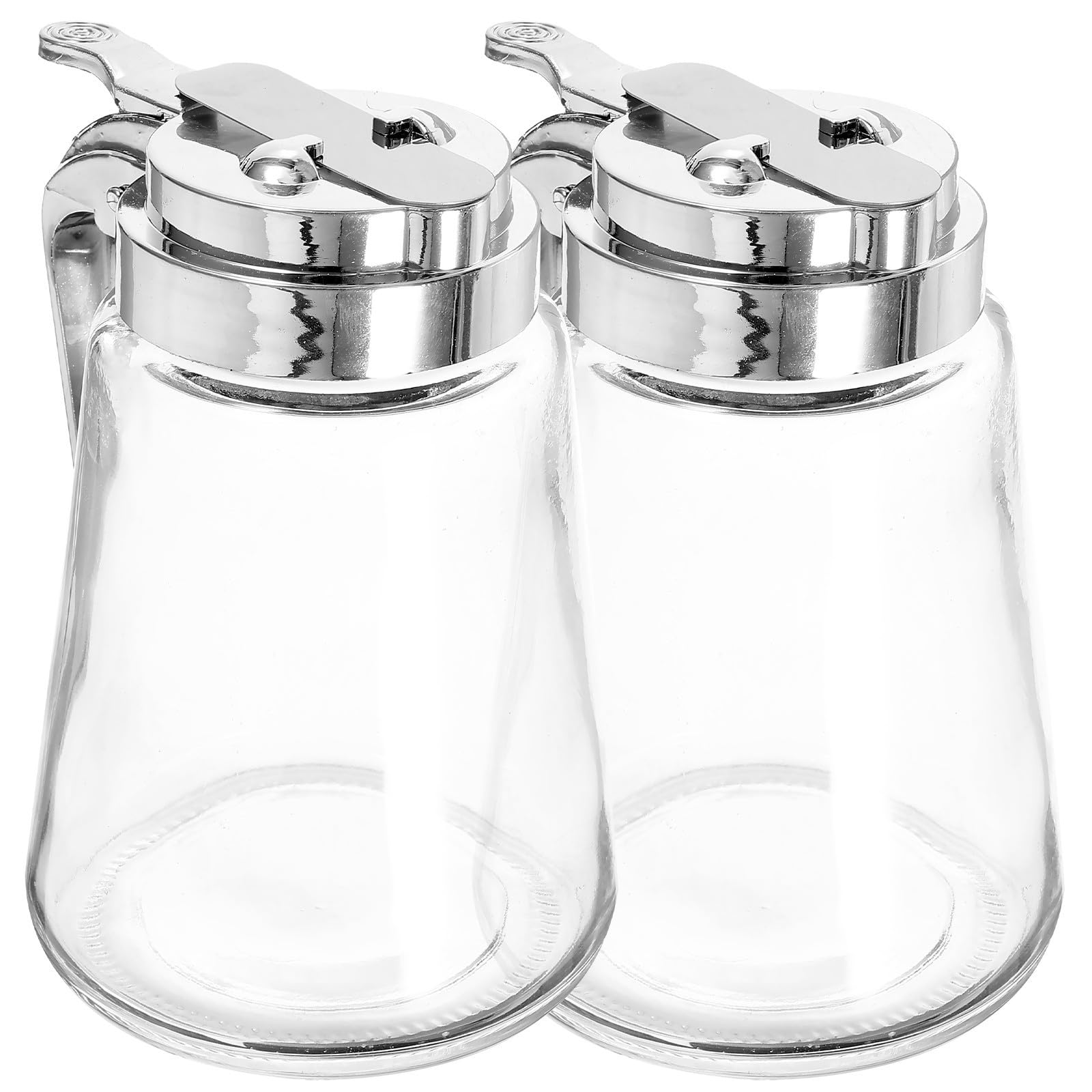 Dozownik do syropu kawowego, 300 ml, szklana butelka, 2 sztuki, hermetyczna, szczelna, do domowych przypraw i sosów, idealna do organizacji kuchni