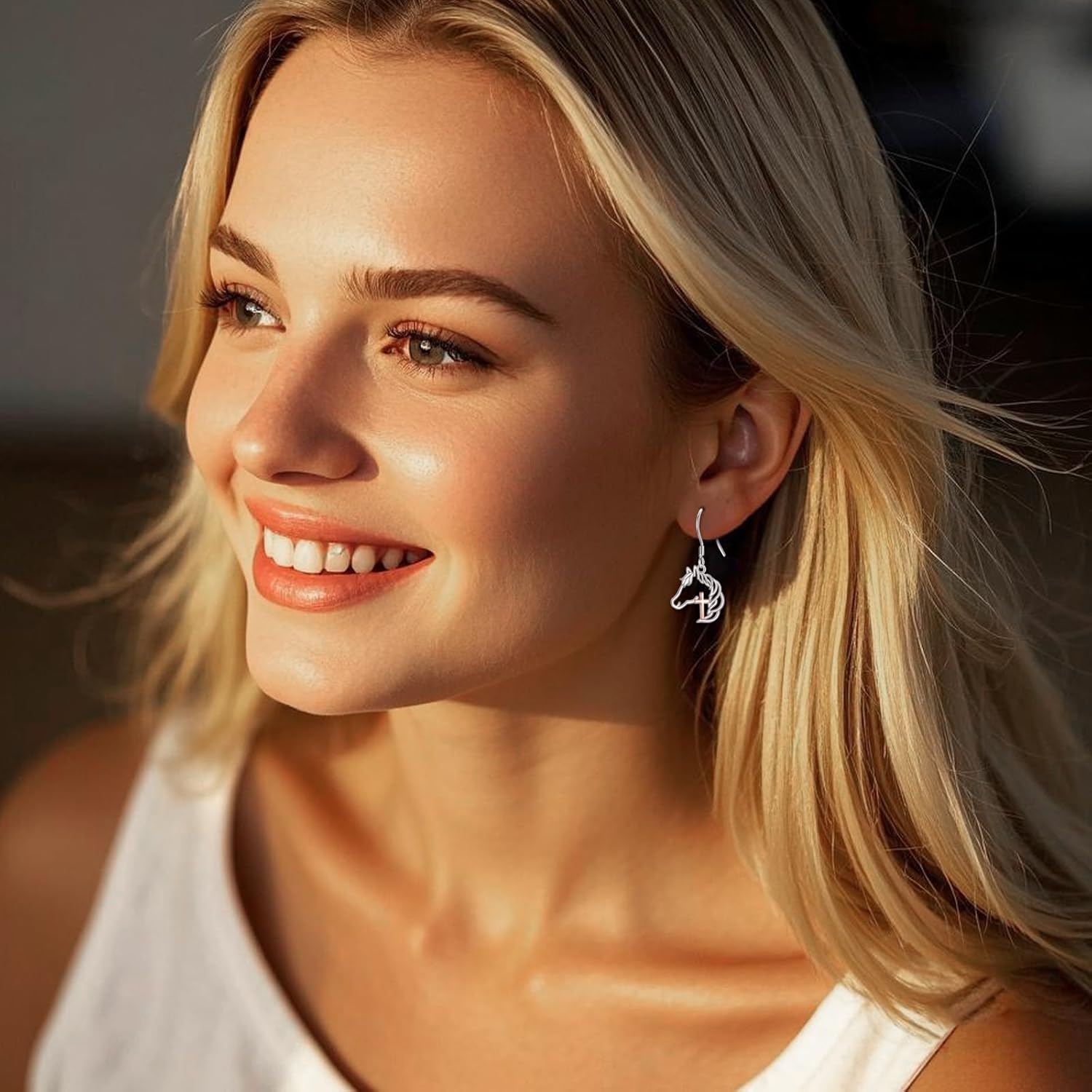 Animal Dangle Earrings for Women 925 Sterling Silver Cat/Dinosaur/Panda/Dragonfly Dangle Earrings Cute Animal Jewelry Gifts