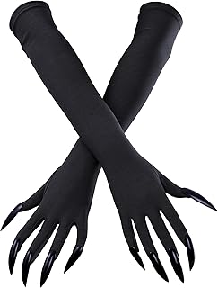 choyaxo Claw Gloves Gloves with Claws Halloween Glove for Halloween Cosplay Costume Accessory