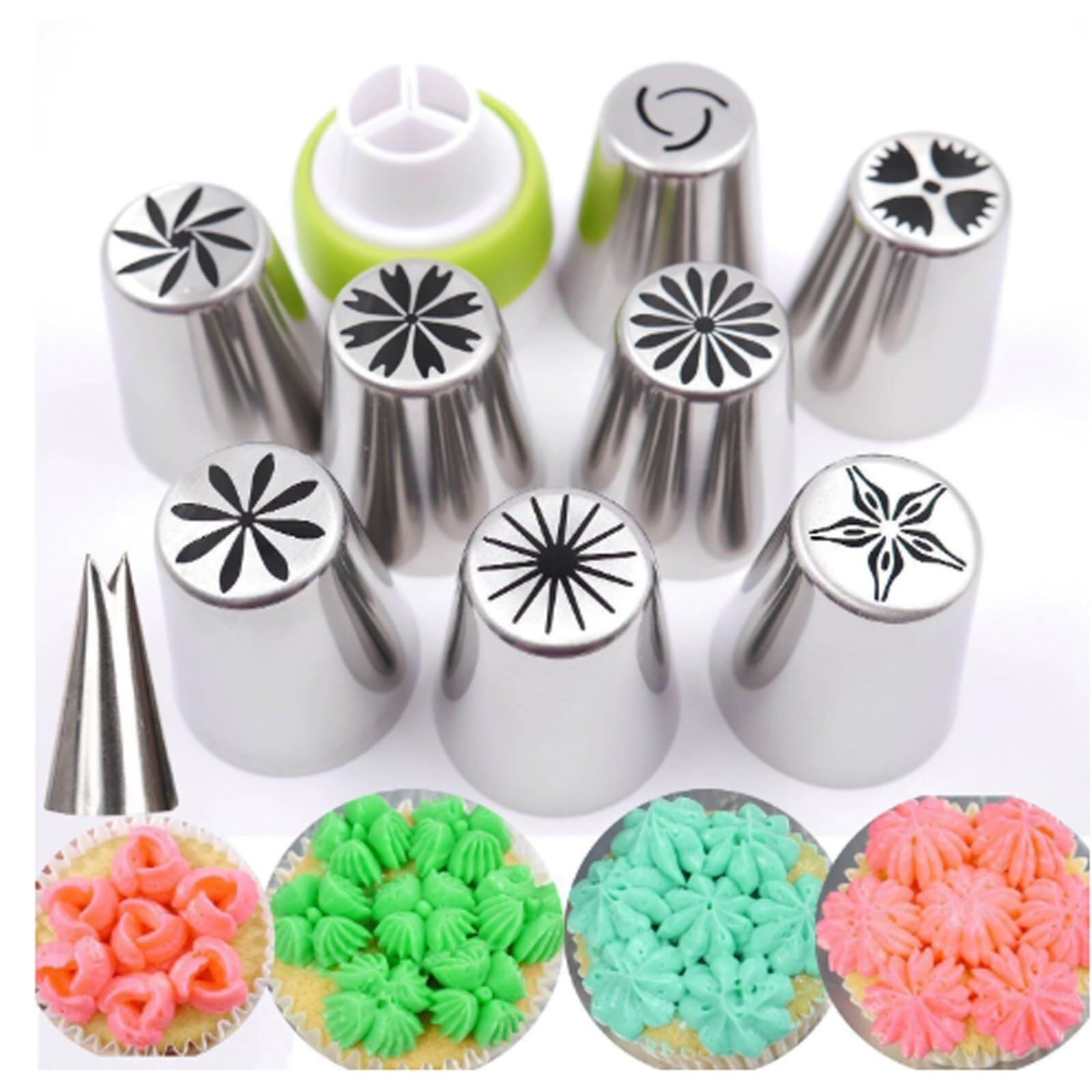 Douille à douille en acier inoxydable pour décoration de gâteau