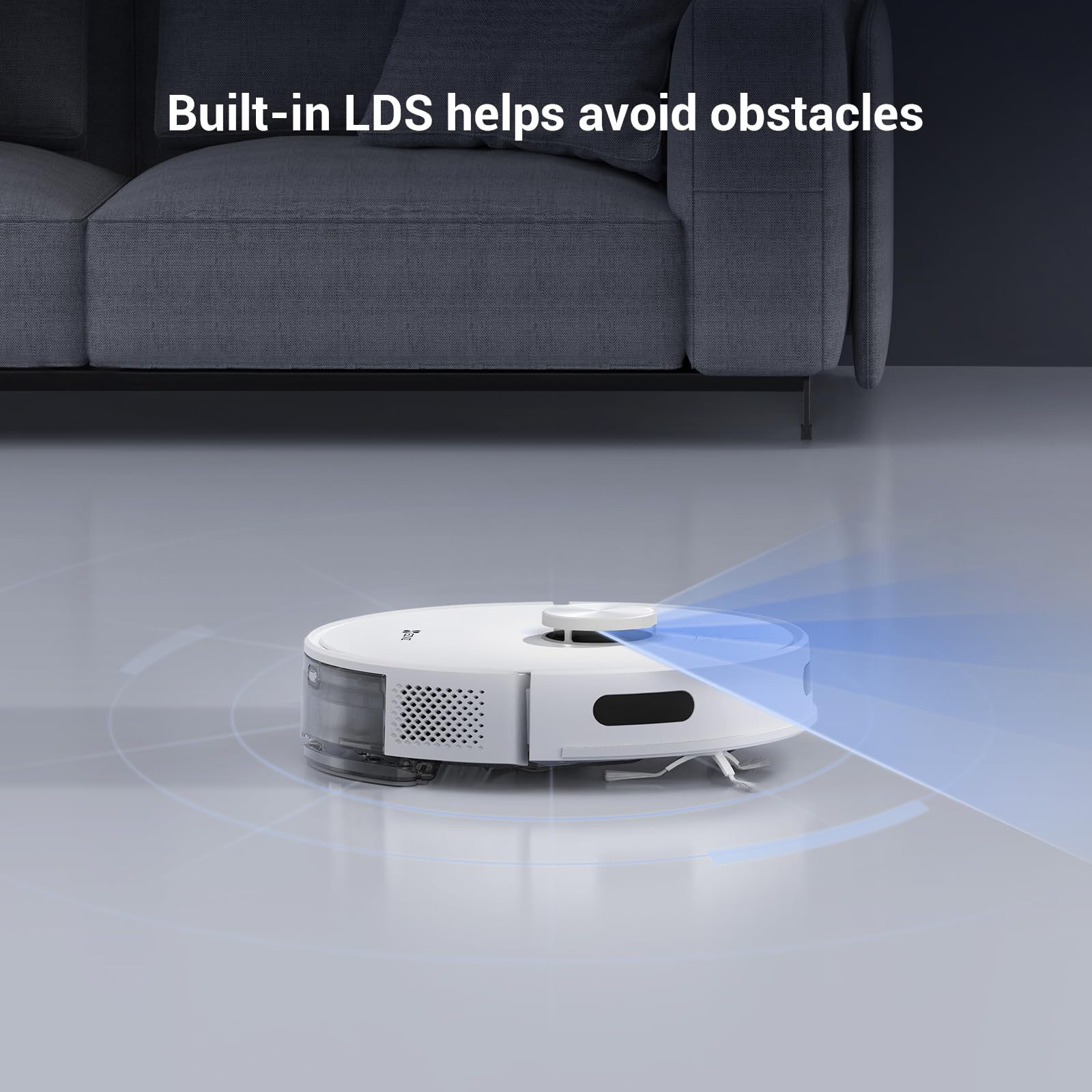 EZVIZ Robot Aspirapolvere Lavapavimenti, 4000 Pa, RE4 Bianco