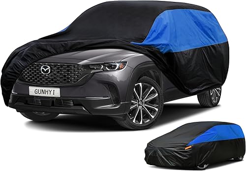 Miniatura 71 de Funda para automóvil Nissan Rogue impermeable para todo tipo de clima, cubierta exterior completa ligera para automóviles, exteriores, sol, UV, 08