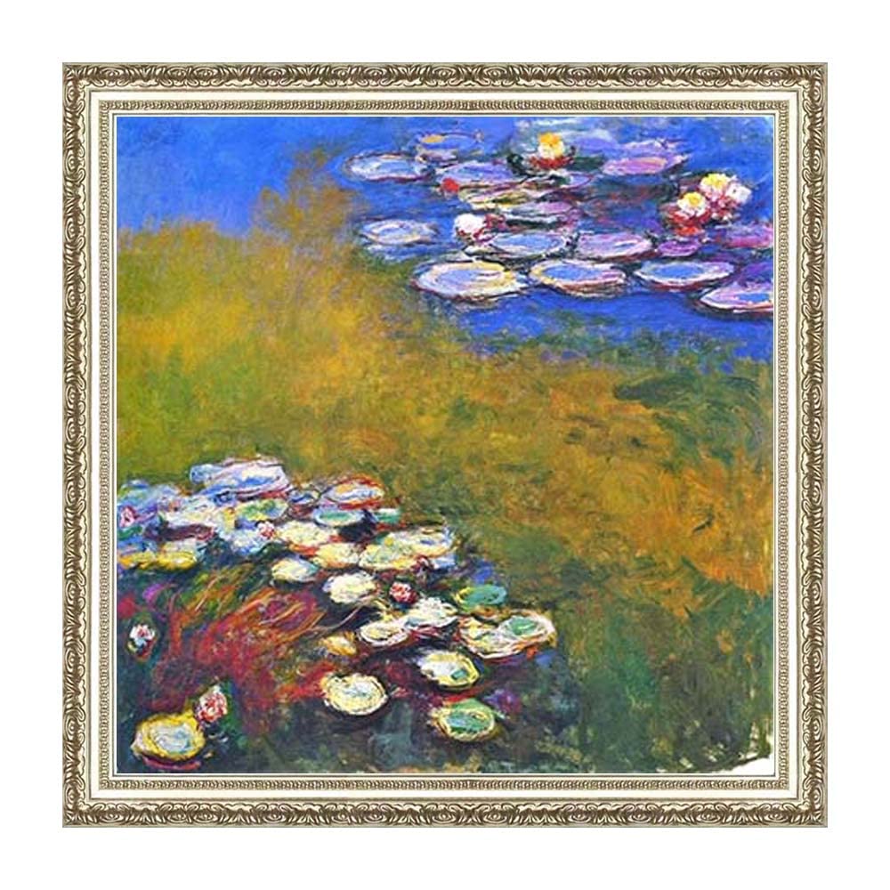額装済/Water Lilies/クロード モネ/ポスター/インテリア/アート クロード・モネ 「ジヴェルニーの日本の橋と睡蓮の池 1899年
