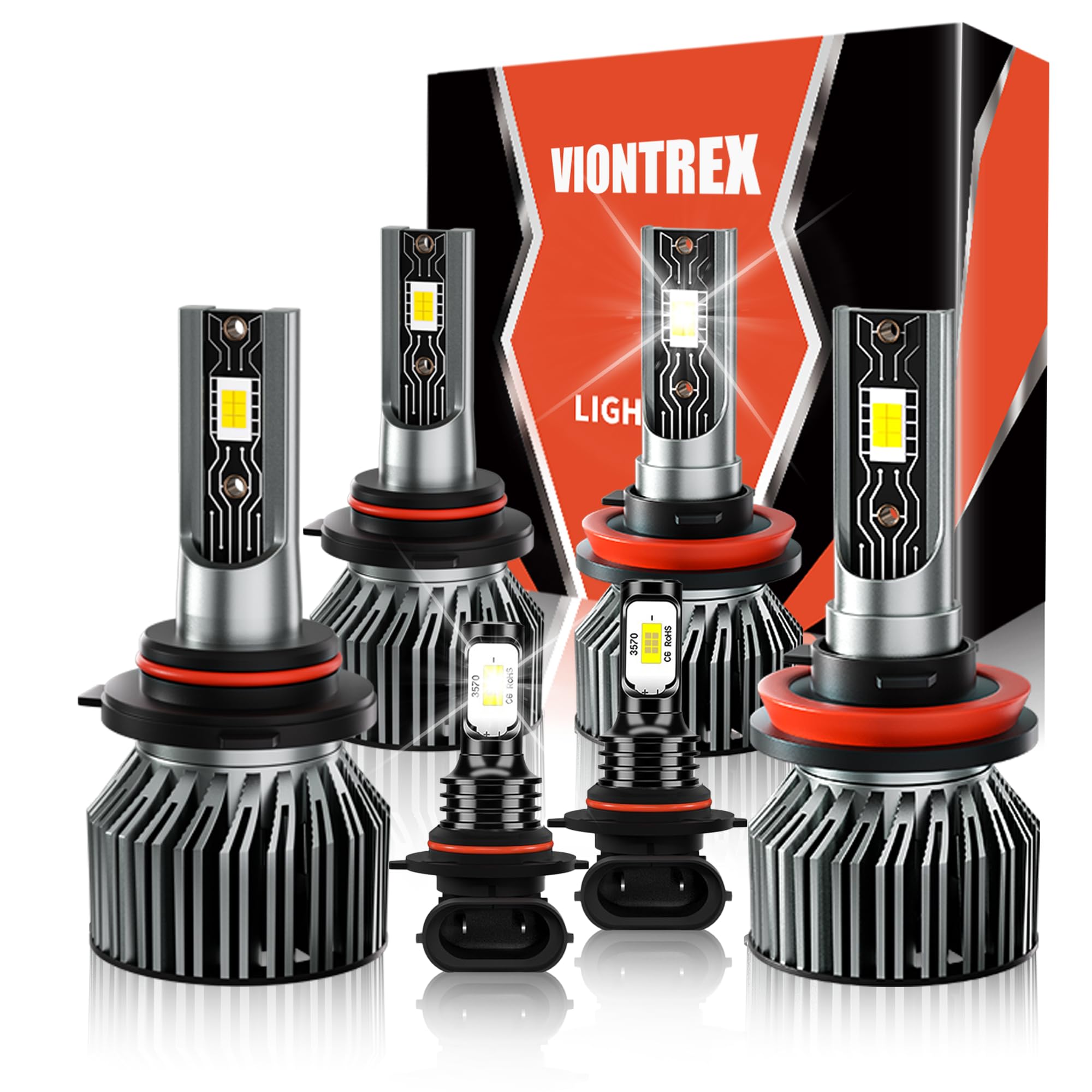 VIONTREX F-150 LED Bulbs 6-Pack