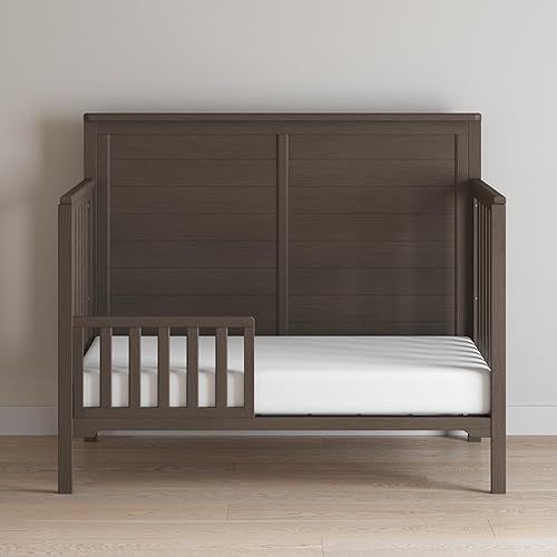 Miniatura 7 de Child Craft El riel protector de cama para niños pequeños convierte la cuna convertible 4 en 1 de Londres y Hampton en cama para niños, hecha de