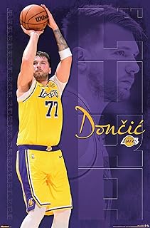 NBA Los Angeles Lakers - Luka Doncic 25 Wall Poster, 34L" x 22.4W", Unframed Version