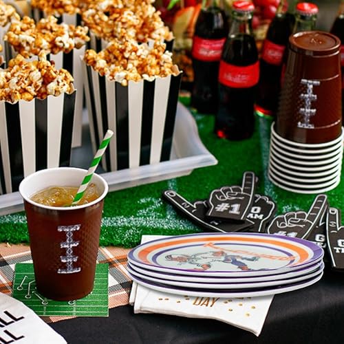 Miniatura 7 de Magnolia Lane NCAA - Juego de 4 platos de melamina de 10.5 pulgadas, perfectos para el día del juego, barbacoas, Acción de Gracias, junto a la