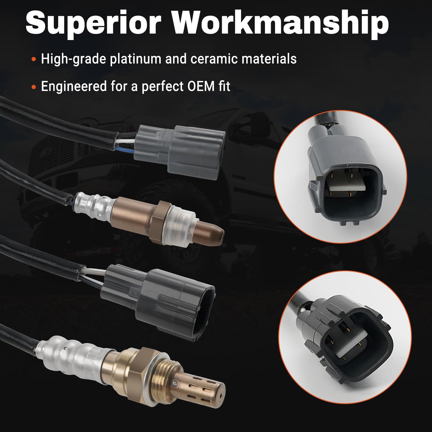 2 PCS Oxygen Sensor Upstream Downstream O2 Sensor Compatible with 2.0L 2.5L 2013-2020 Subaru Forester, 2012-2020 Impreza, 2013-2019 Outback/Leagcy, 2013-2015 XV Crosstrek Replace 350-34052 350-64031