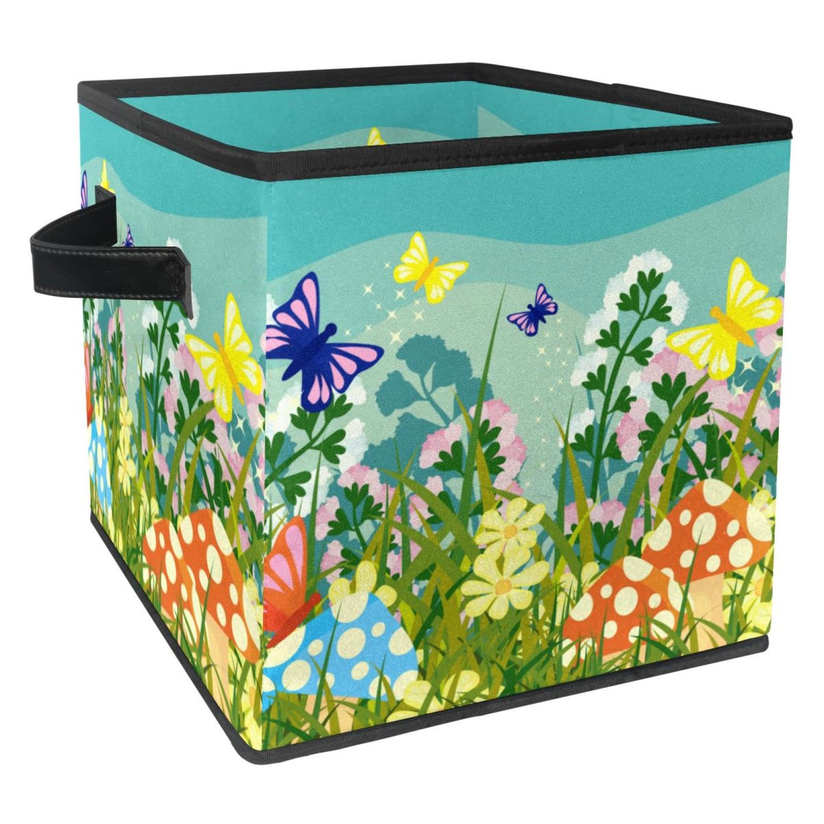 Boîte de rangement pliable en tissu résistant pour éliminer le désordre des jouets