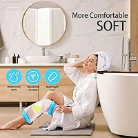 Vista 3 de Divvsck Waterproof Knee Cast Cover for Shower, Watertight Cast Bag, Reusable, Shower Protector for Knee Replacement Surgery, Wound, Burns (M)