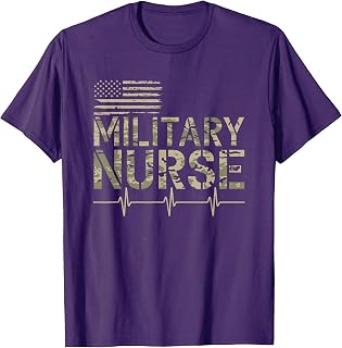Military Nurse, American Veteran VA Nursing Corp T-Shirt