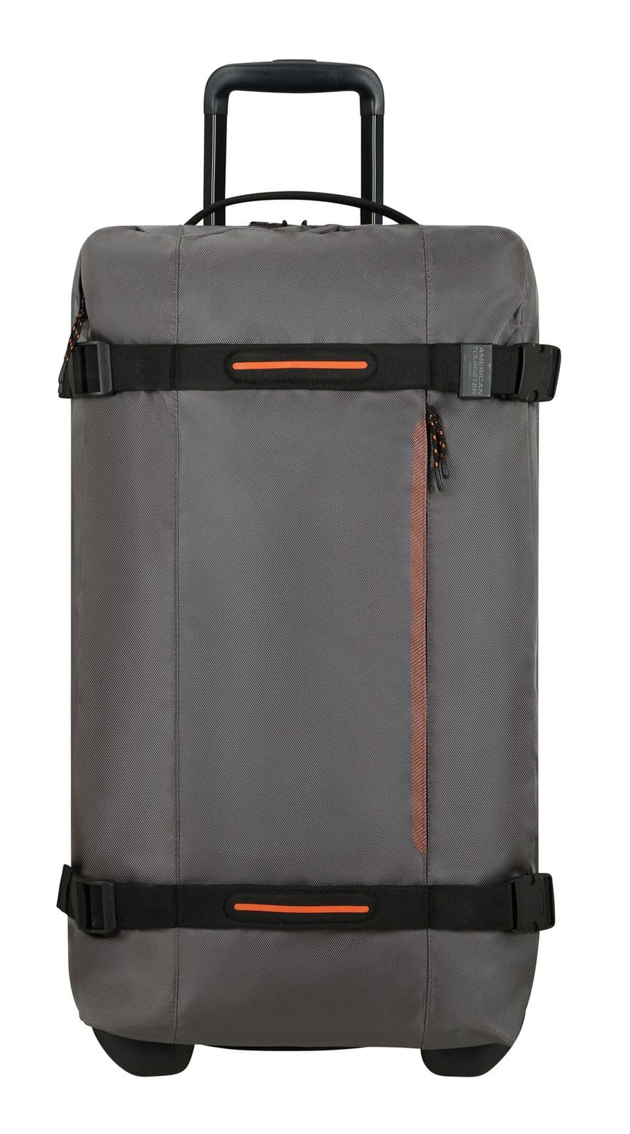 American Tourister Urban Track, Borsa da viaggio con 2 rotelle, 68 cm, 84 L, Grigio (Dark Grey)