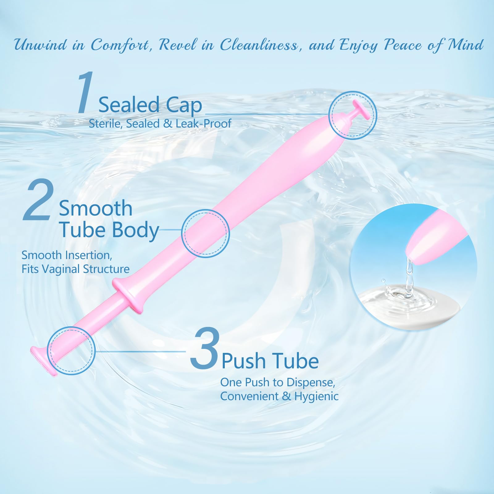 Vaginal Moisturizing Gel for Women | Long-Lasting Relief for Dryness,pH Balance Support & Freshness (12-Pack)