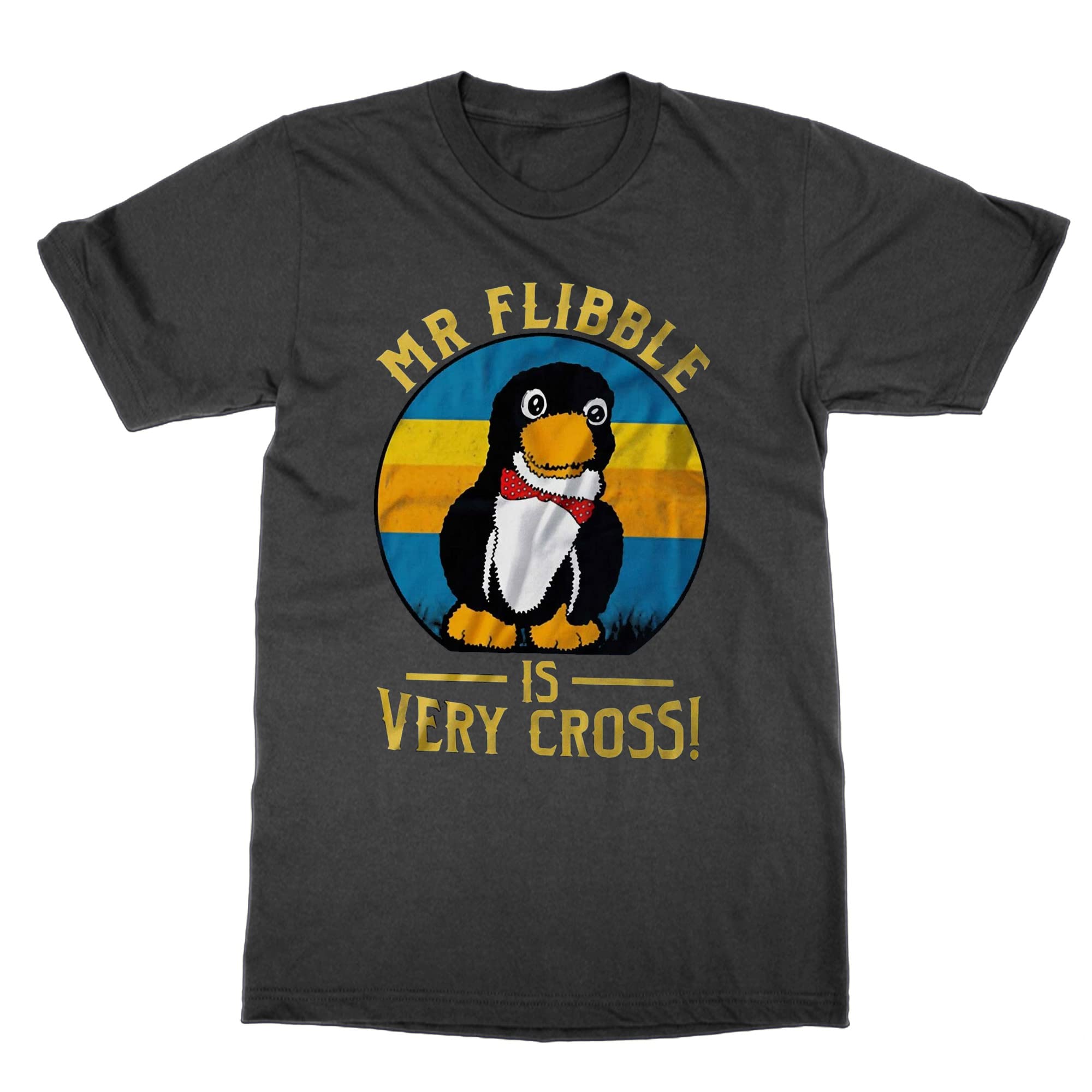 Cliquewear Men's Black Mr Flibble Is Very Cross T-Shirt (, M)