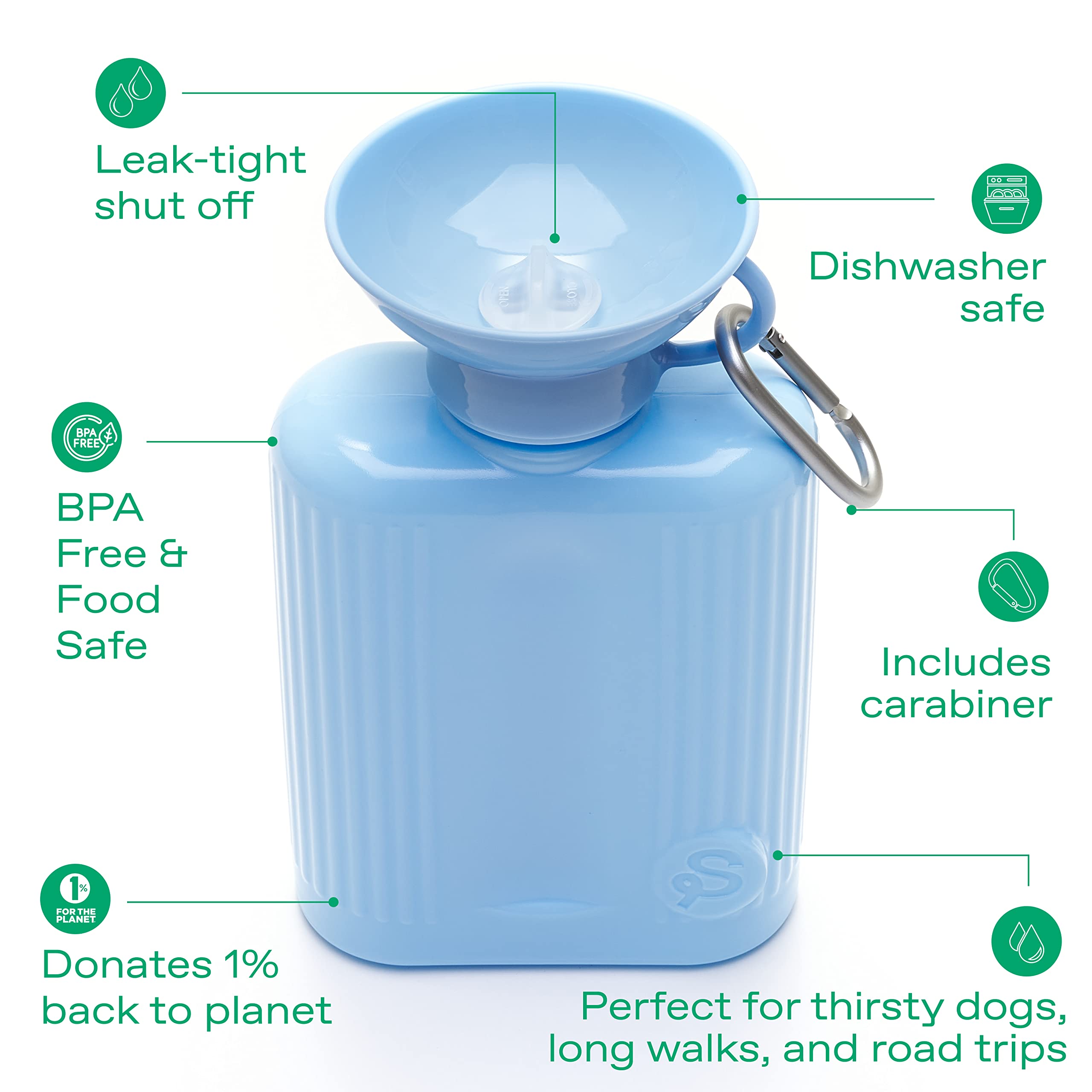 Springer Growler Travel Dog Water Bottle - Image 4