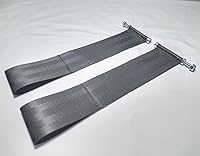 Vista 2 de Cinturón de seguridad para silla de ruedas, trabillas para el talón para reposapiés, reposapiés, reposapiés, silla de ruedas y silla de transporte