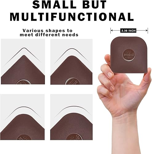 Miniatura 2 de Raspador de sartén y olla, rascador de platos de cocina de silicona de nailon 2 en 1