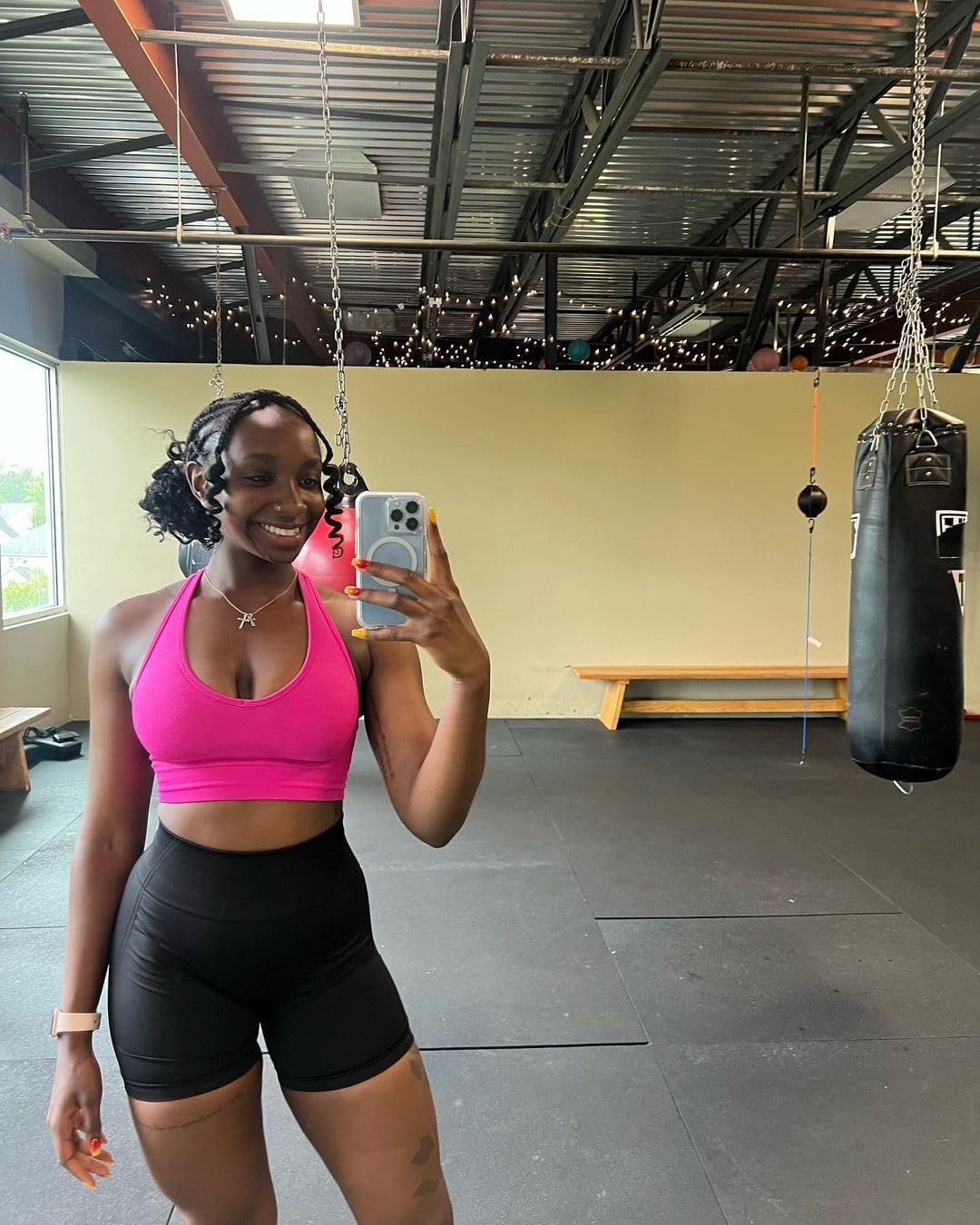 Easy Collection Women Effortless Seamless Shorts Workout Scrunch Shorts - Image 3