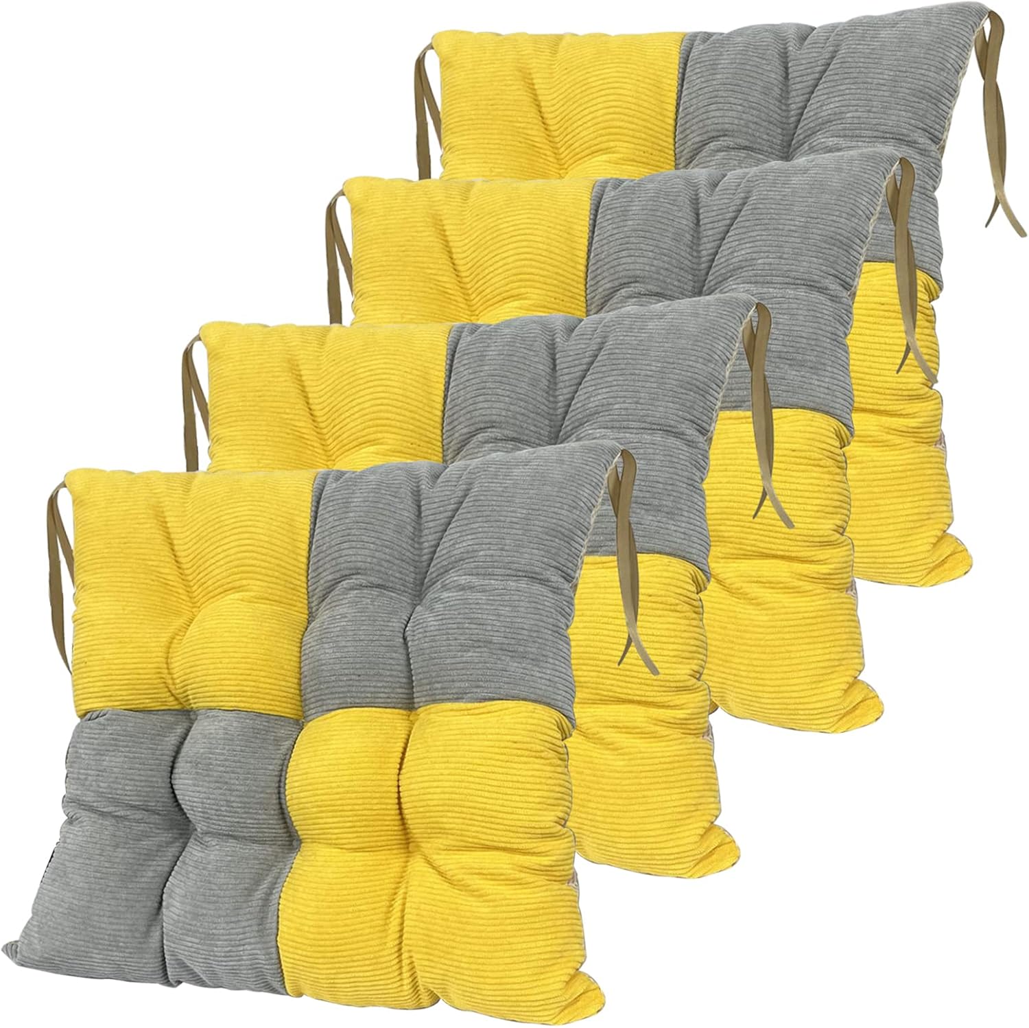 JeogYong Kitchen Chair Cushions for Dining Chairs 4 Pack