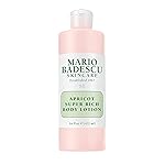 Mario Badescu Apricot Super Rich Body Lotion Enriched with Vitamins A and E - Delicately Scented Lotion with Nourishing, Skin-Softening Formula - Ideal for All Skin Types, 16 Fl Oz