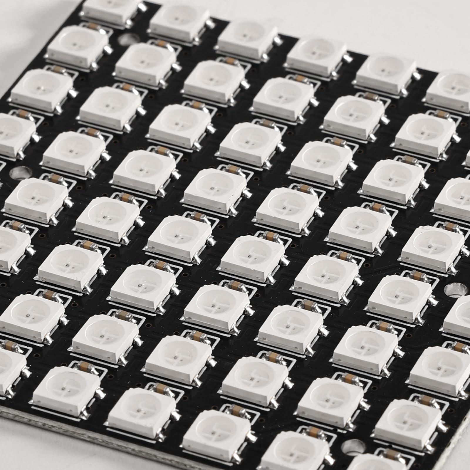 Joycabin 4 sztuki 64 bitów WS2812 panel matrycowy LED, 8 x 8 5050 LED, wbudowany sterownik, kolorowe światło, płyta rozwojowa kompatybilna z Arduino Raspberry Pi