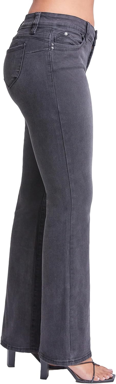 Women’s Sustainable Wannabettabutt Low Rise Flare Jeans - Image 2