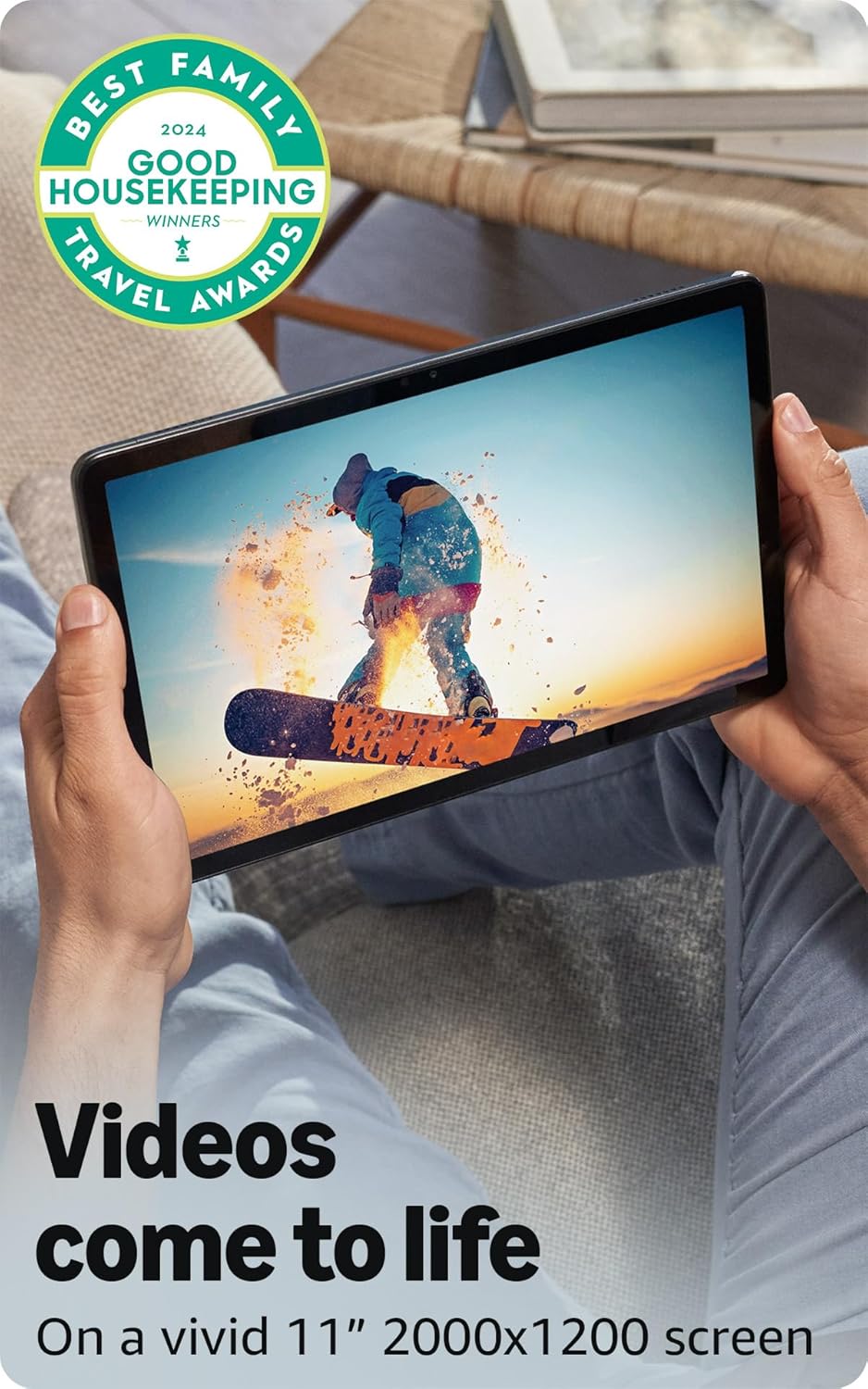 Amazon Fire Max 11 tablet (newest model) vivid 11” display, all-in-one for streaming, reading, and gaming, 14-hour battery life, optional stylus and keyboard, 64 GB, Gray